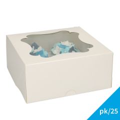 FunCakes Cupcake Box 4 - Weiß pk/25
