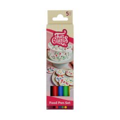 FunCakes Food Pen Primärfarben Set/5