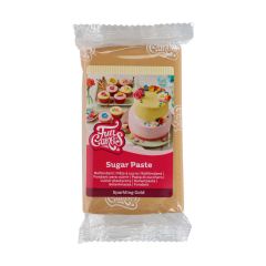 FunCakes Pasta de Azúcar Sparkling Gold 250g