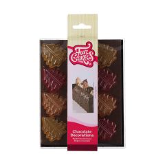 FunCakes Chocolade Decoratie Kerstboom Set/12