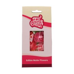 FunCakes Flores de Papel Comestibles Frangipani y Hojas pk/15