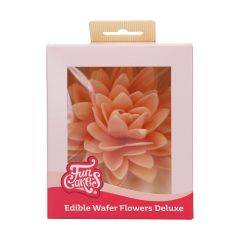 FunCakes Fleurs en Papier Comestibles Deluxe Pivoine Orange Grande pk/1