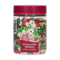 FunCakes 3D Sprinkle Medley Christmas Wishes 70 g
