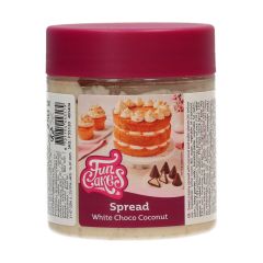 FunCakes Spread Crunchy White Choco Coconut 250 g  