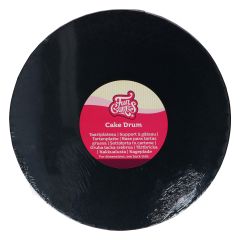 FunCakes Cake Drum Rond Zwart Ø30 cm