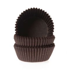 House of Marie Chocolade Baking Cups Bruin pk/100