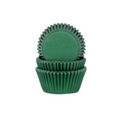 Casa di Marie Mini tazze da forno verde scuro pk/60