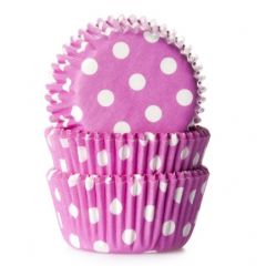 House of Marie Tazze da forno Polkadot Pink - pk/60