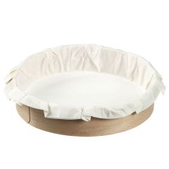 House of Marie Cercle de Cuisson Bois avec Papier Cuisson Ø 20 cm set/3