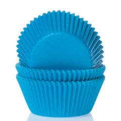 House of Marie Mini tazze da forno ciano blu pk/60