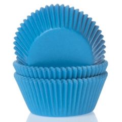 House of Marie Baking cups Cyaan blauw - pk/50