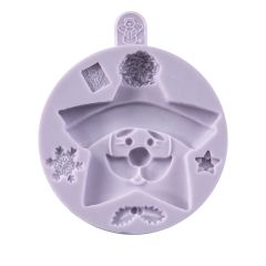 Karen Davies Siliconen Mould - Star Santa
