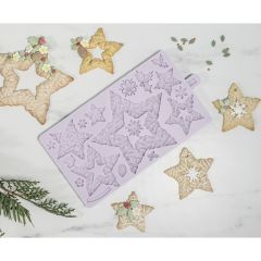 Karen Davies Stampo in silicone - Stelle di vimini