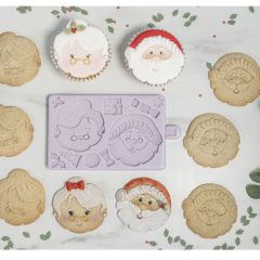 Karen Davies Stampo in silicone - Mr & Mrs Claus
