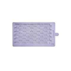 Karen Davies Silicone Mould - Rustic Basket Weave by Alice