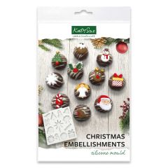 Katy Sue Moule en Silicone Christmas Embellishments