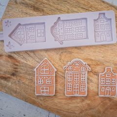 Karen Davies Silicone Mould Gingerbread Dutch Houses