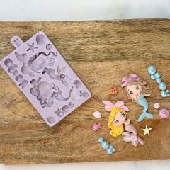 Karen Davies Silicone Mould - Mermaid