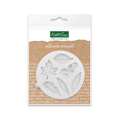Katy Sue Stampo in Silicone - Selezione di Foglie in Miniatura