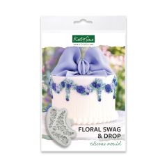 Katy Sue Silicone Mould - Florale Girlande und Tropfen