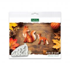 Katy Sue Silicone Mould - Fuchs und Junge