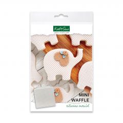Katy Sue Silicone Mould - Tappetino Mini Texture Waffle