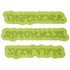 Marvelous Molds Molde de Silicona - Calligraphy Uppercase Flexabet™