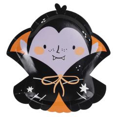 PartyDeco Platos de Papel Drácula pk/6