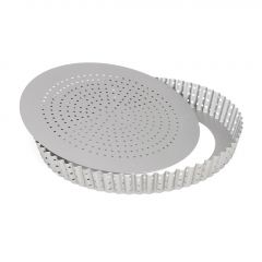 Patisse Silver-Top Molde Quiche Perforado Extraíble  Ø24cm