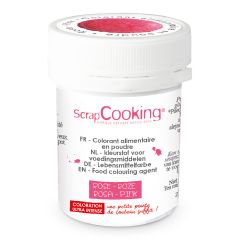 ScrapCooking Colorante Alimentario Artificial Polvo Rosa