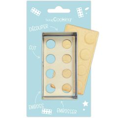 Scrapcooking Cookie Cutter & Embosser Brick