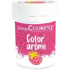 Scrapcooking Pasta de Color y Aroma Rosa / Frambuesa 10g