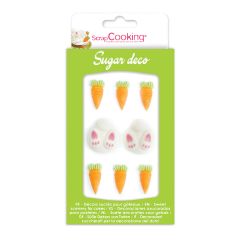 ScrapCooking Sugar Decorations Bunny / Carrot Set/8