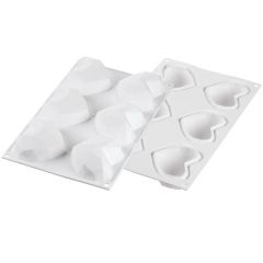 Silikomart Moule Amorini Origami - Coeur Géométrique Mini
