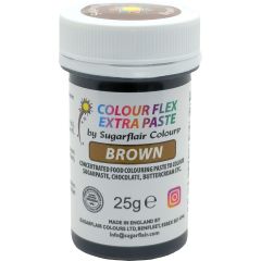 Sugarflair Colourflex Extra Pasta Marrone - 25g