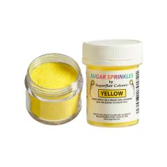 Sugarflair Sugar Sprinkles Yellow - 40g