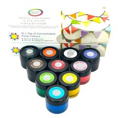 Sugarflair Multi Paste Kollektion Set/10