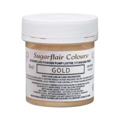Sugarflair Recambio de bomba -Oro- E171 Libre 25g