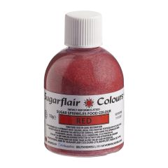 Sugarflair Sprinkles en Sucre - Rouge - 100 g