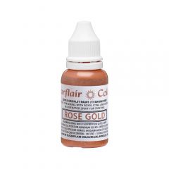 Sugarflair Edible Droplet Paint -Rose Gold- E171 Free 14ml