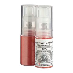 Sugarflair Pumpspray Pulver Puff Dust -Rot-