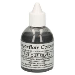 Sugarflair Airbrush Colouring - Antique Silver - 60ml