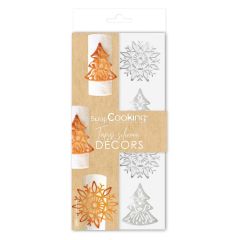 Scrapcooking Tappetino per goffratura in silicone - Natale