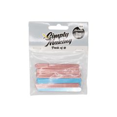 Simply Making Cakesicle Sticks pk/10 - Or Rose Miroité - 76 mm 