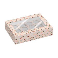 Simply Making Cupcake Box 12- pk/2 - Christmas Lights