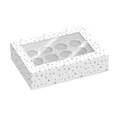 Simply Making Cupcake Box 12- pk/2 - Sprinkles 