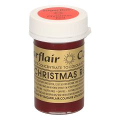 Sugarflair Paste Colour CHRISTMAS RED 25g