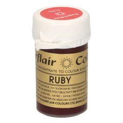Sugarflair Paste Colour RUBY, 25g
