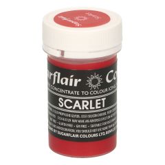 Sugarflair Paste Farbe Pastell SCARLET 25g