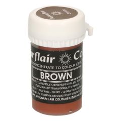 Sugarflair Paste Colour Pastel BROWN 25g